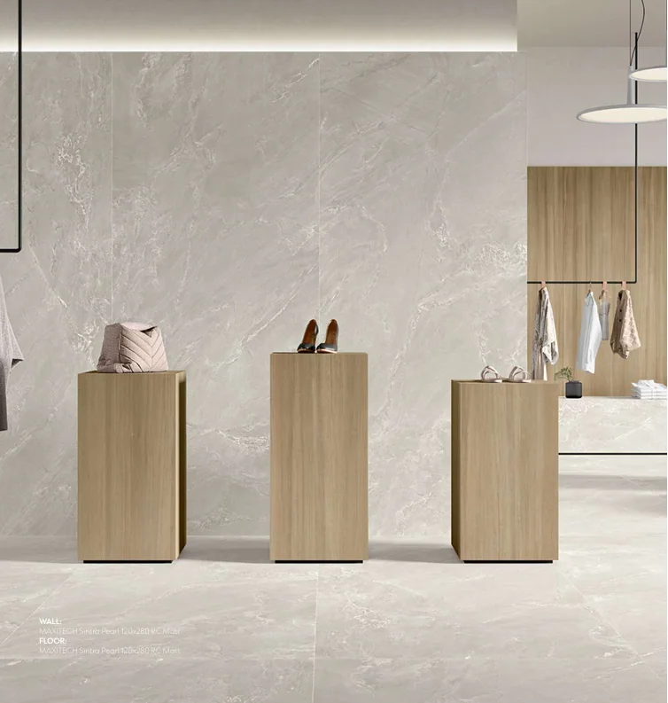 Grandes Formatos Floor-Wall en ambiente de baño